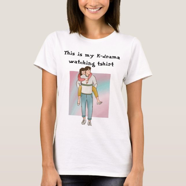 T-shirt C'est mon auteur de K-Drama qui regarde l'histoire (Devant)