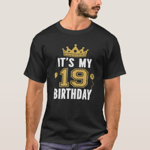 T-shirt C'est mon cadeau d'anniversaire pour 19 ans