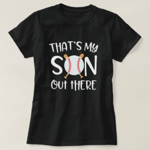 T-shirt C'est mon cadeau de maman de jeu de baseball de