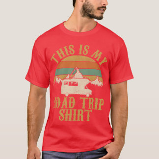 T-shirt C'est mon cadeau de Roadtrip RV Camping Caravane