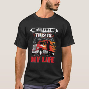 T-shirt C'Est Mon Camion De Vie
