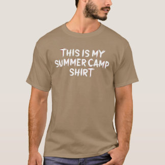 T-shirt C'est mon camp d'été parfait pour le camp