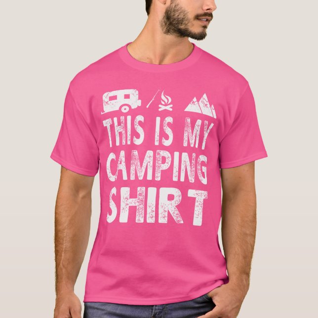 T-shirt C'Est Mon Camping Chemise Funny Camper Cadeau (Devant)