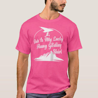 T-shirt C'Est Mon Chanceux Hang Gliding Hanging Glider Bas