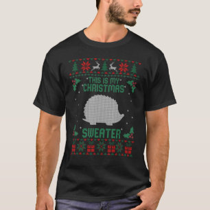 T-shirt C'Est Mon Chandail De Noël HérissonMauvais Noël