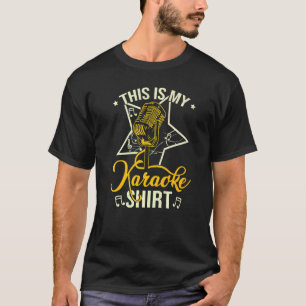 T-shirt C'Est Mon Chanteur Karaoke Chanteur Karaoke