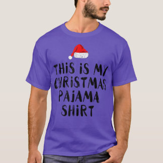 T-shirt C'est mon chapeau de Noël pyjama de Noël104