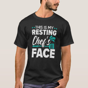 T-shirt C'Est Mon Chef Repose Cuisine Visage Gangster Cu