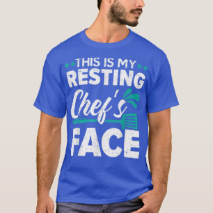 T-shirt C'Est Mon Chef Repose Cuisine Visage Gangster Cu