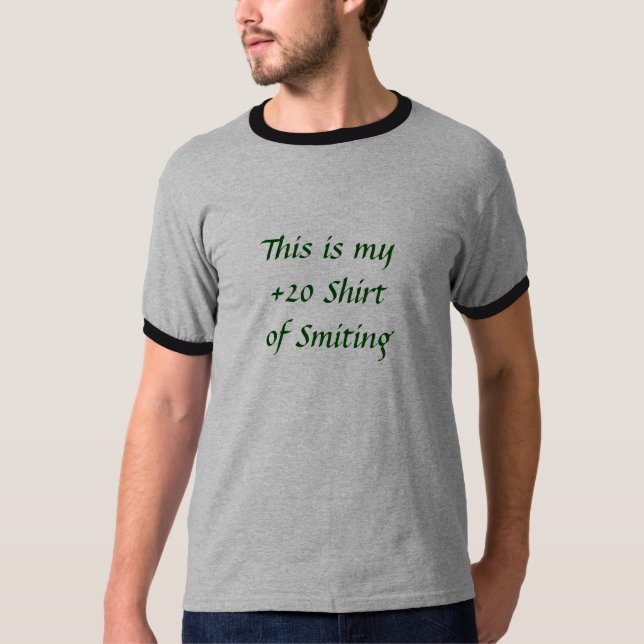 T-shirt C'est mon+Chemise 20 de frapper (Devant)