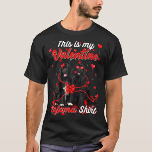 T-shirt C'Est Mon Chemise Saint Valentin Terre-Neuve Chien