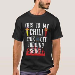 T-shirt C'Est Mon Chili Cook De Judging Festive Chili Co