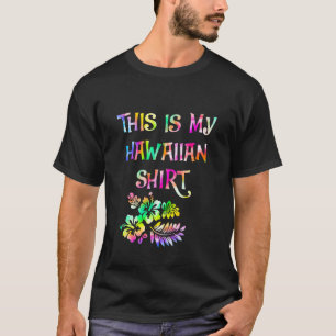 T-shirt C'Est Mon Col Fleur Hawaïen Aloha Hawaii Beach