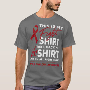 T-shirt C'Est Mon Combat Myélome Multiple Sensibilisation 