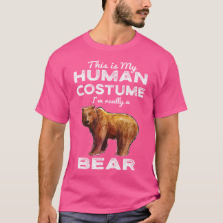 T-shirt C'Est Mon Cosplay D'Ours Animal Kawaii Humain