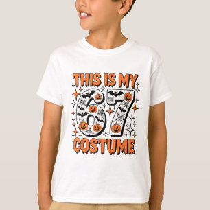 T-shirt C'est mon costume 67 6 7 Mème Gen Alpha Halloween