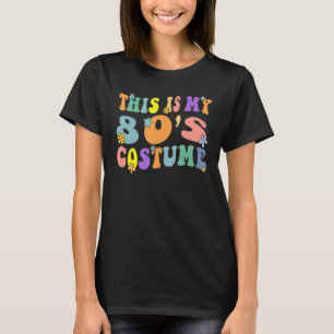 T-shirt C'est mon costume 80s Halloween Robe fantaisie Par