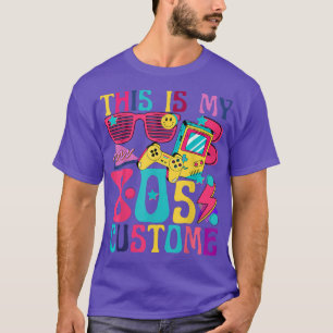 T-shirt C'Est Mon Costume 80s Retro 1980 Musique Thème Par