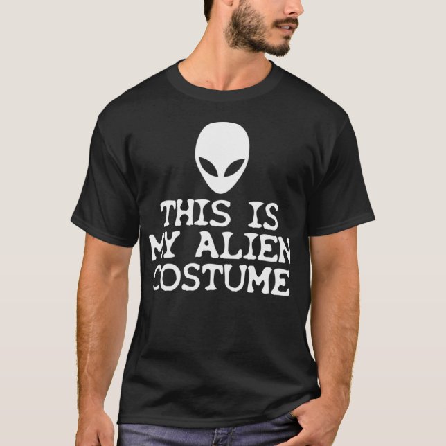 T-shirt C'Est Mon Costume Alien (Devant)