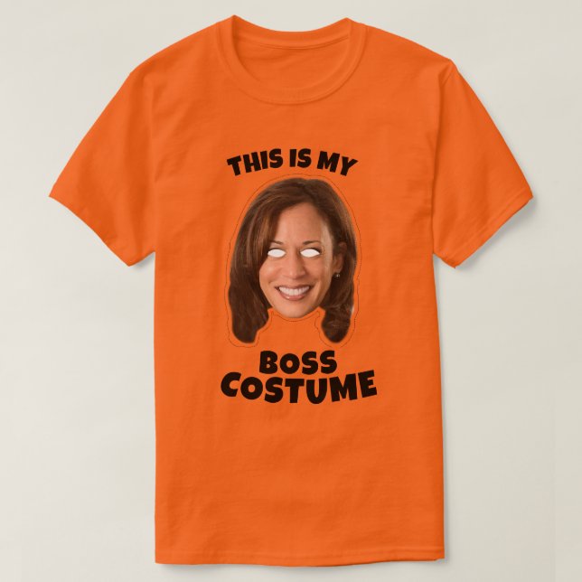 T-shirt C'est mon costume Boss Kamala Harris (Design devant)
