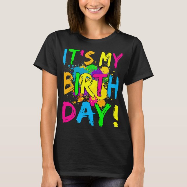 T-shirt C'est mon costume d'anniversaire de la fête de la  (Devant)