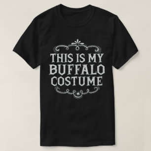 T-shirt C'Est Mon Costume De Buffle Drôle Halloween Lazy
