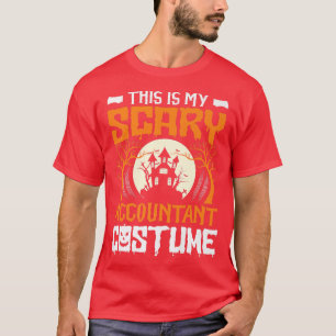 T-shirt C'Est Mon Costume De Comptable D'Inquiétude Pour H