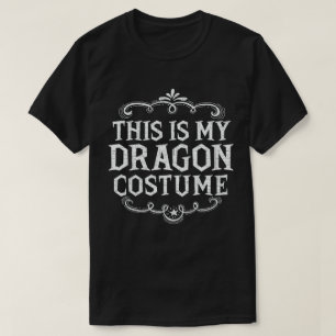 T-shirt C'Est Mon Costume De Dragon Drôle Halloween Lazy