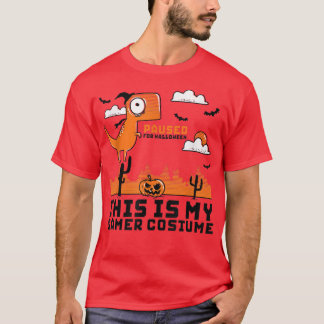 T-shirt C'Est Mon Costume De Gamer Drôle Vidéo Jeu Geek H