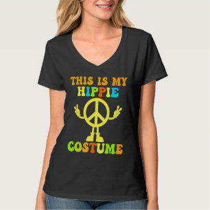 T-shirt C'est Mon Costume De Hippie Rétro 60s 70s Hallowee