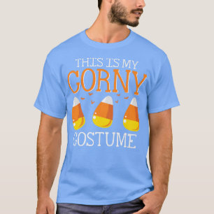 T-shirt C'Est Mon Costume De Min Halloween Candy Corn Enfa