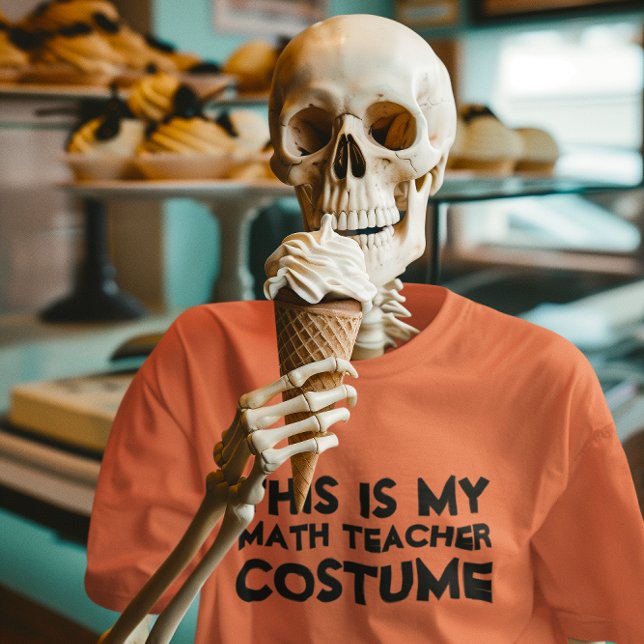 T-shirt C'Est Mon Costume De Professeur De Maths Chemise (This Is My Math Teacher Costume Shirt)