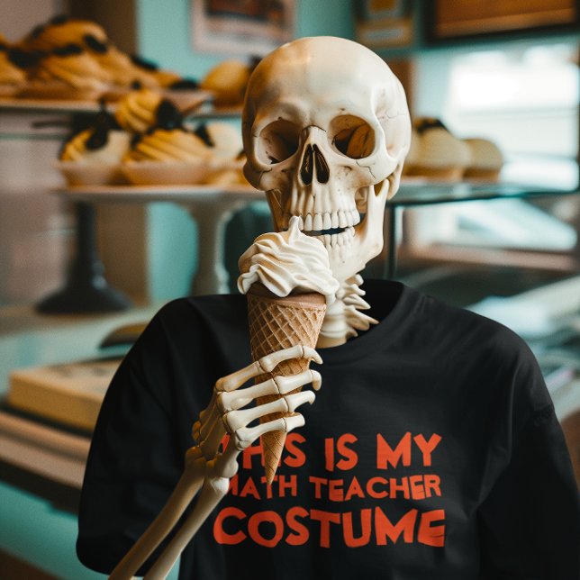 T-shirt C'Est Mon Costume De Professeur De Maths Chemise (This Is My Math Teacher Costume Shirt)