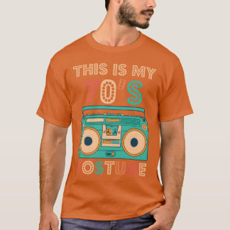 T-shirt C'est mon costume des années 70 Cadeau rétro vinta