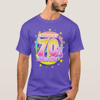 T-shirt C'est mon costume des années 70 pour une soirée an