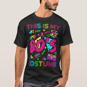 T-shirt C'Est Mon Costume Des Années 80 1980 1980S 1980 Ho