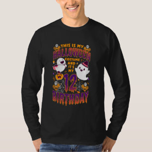 T-shirt C'est mon costume d'Halloween et c'est mon 12e