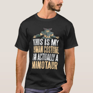 T-shirt C'est mon costume d'humain Je suis en fait un Mino