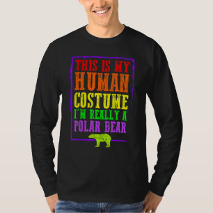 T-shirt C'est Mon Costume D'humain Je Suis Vraiment Un Our