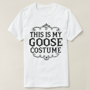 T-shirt C'Est Mon Costume D'Oie Drôle Halloween Lazy