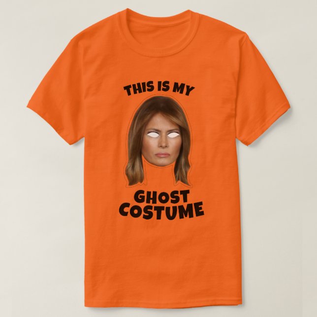 T-shirt C'est mon costume Fantôme Melania Trump (Design devant)