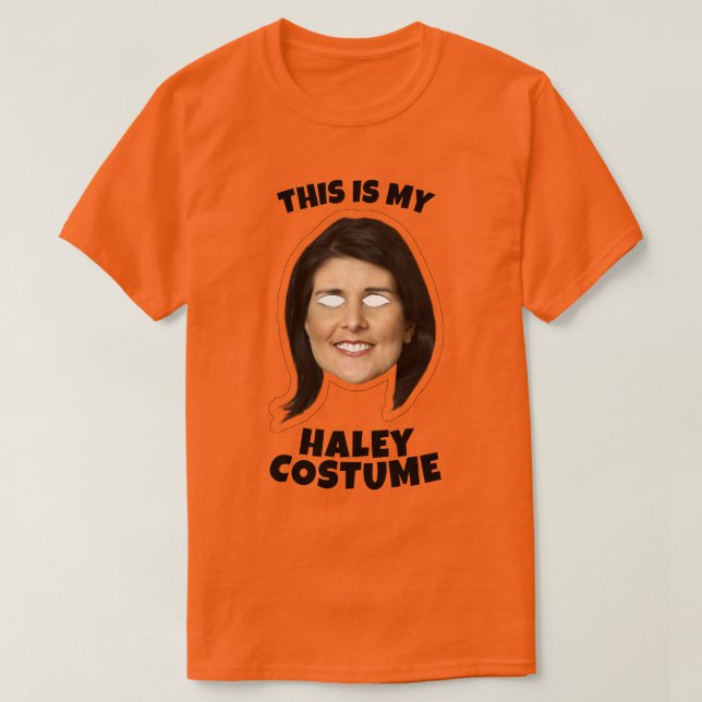 T-shirt C'est mon costume Haley (Design devant)