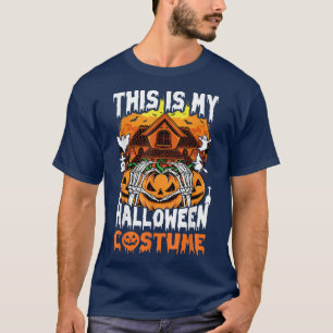 T-shirt C'Est Mon Costume Halloween Citrouille Scary Hallo