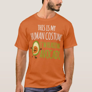 T-shirt C'est mon costume humain, drôle de citation pour a