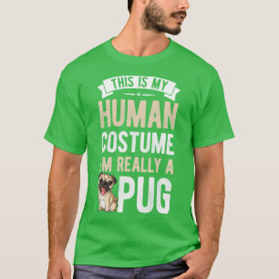 T-shirt C'est mon costume humain Je suis vraiment un Amour