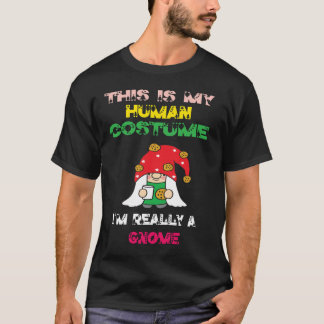 T-shirt C'est mon costume humain Je suis vraiment un amour