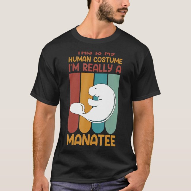 T-shirt C'Est Mon Costume Humain Je Suis Vraiment Un Art M (Devant)