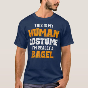 T-shirt C'est mon costume humain, je suis vraiment un Bage