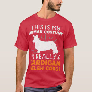 T-shirt C'est mon costume humain Je suis vraiment un bien