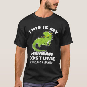 T-shirt C'est mon costume humain Je suis vraiment un cadea
